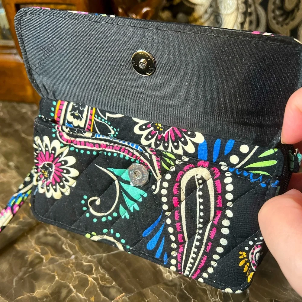 Vera Bradley “Bandana Swirl” All In One Wristlet Wallet